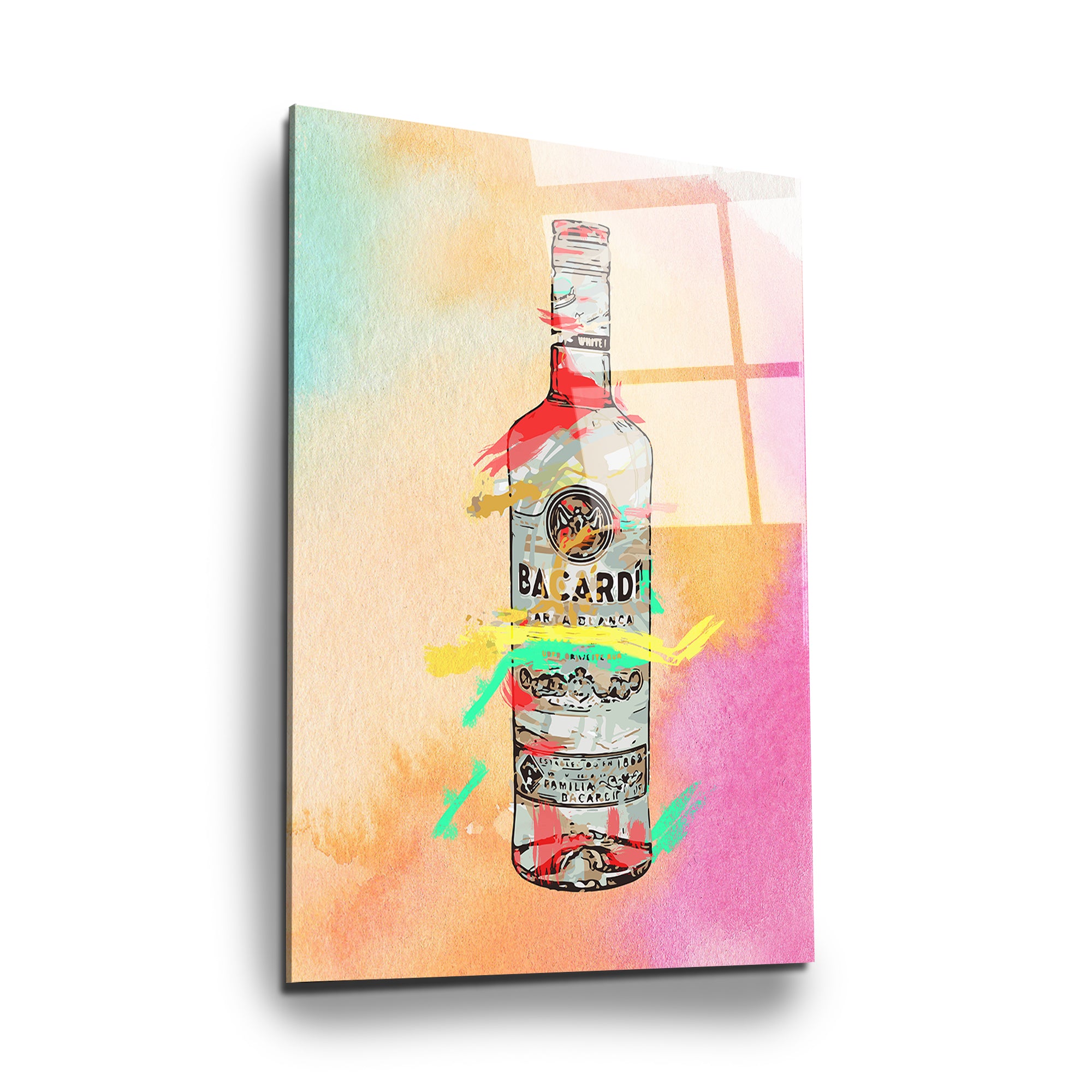 VIBRANT BACARDI BOTTLE