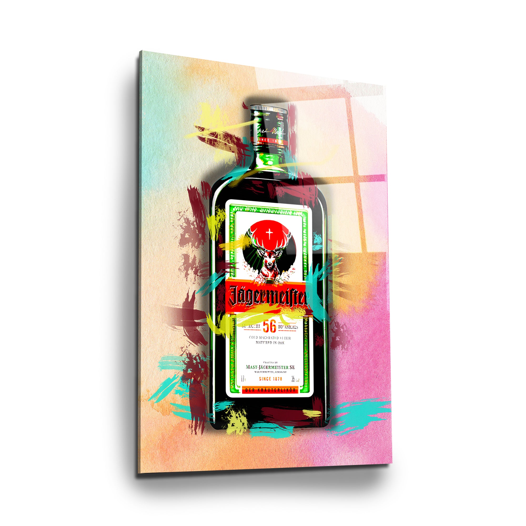 VIbrant Jägermeister Bottle